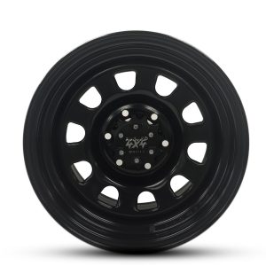 RUGGED 4×4 RU018 17×8 (6×139.7)  0 Offset CB110 -Daytona,  Satin Black